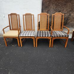 Four Mid-Century Modern Chairs