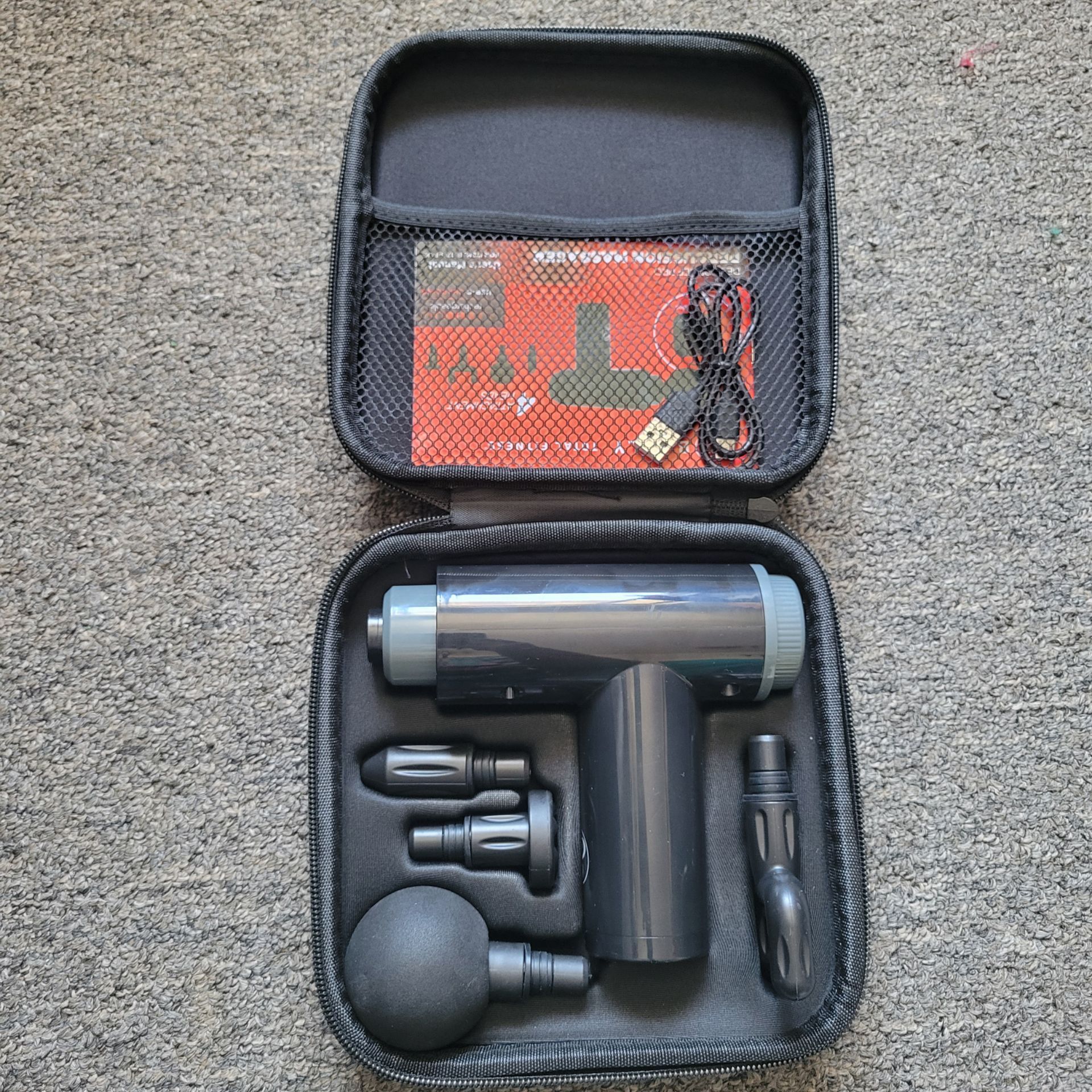 Massager with extra tools