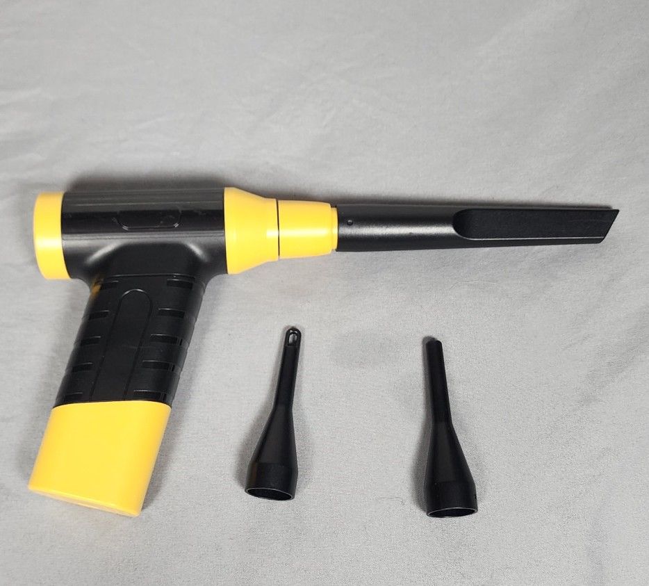 Air duster is non-toxic and offers a more sustainable alternative to compressed air canisters for computers. It'