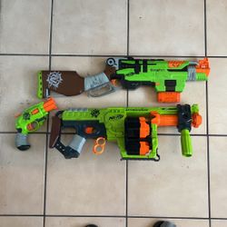 nerf zombie guns