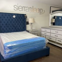 Queen Bedroom Set 4pc 