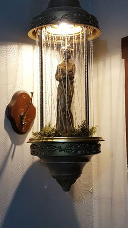 Hanging vintage oil rain lamp