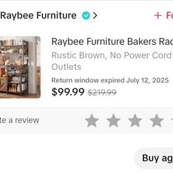 Rustic Brown Rack New