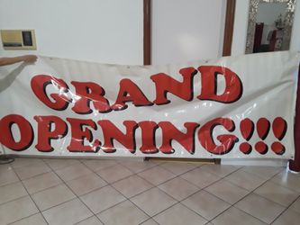 Cartel de gran apertura