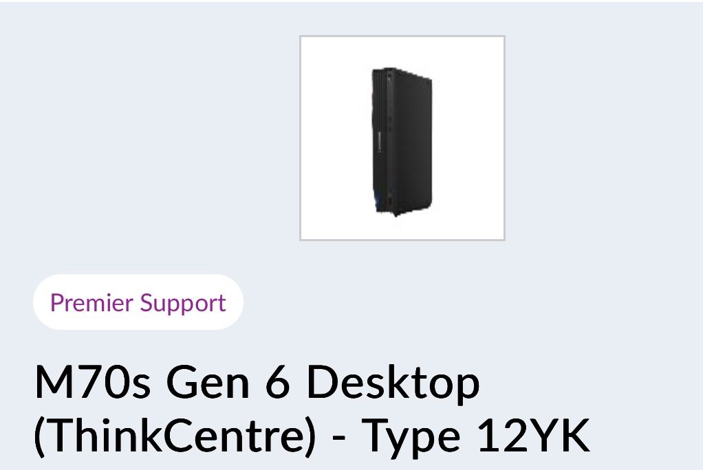 Brand New-Lenovo M70s Gen 6 Desktop