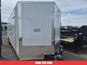 2026 Compass 28X8.5 Jasper Se Car Hauler, 14K Gvwr, Ramp Door, Rubber Flooring, 8K Jack, A/C, White Vinyl Walls/Ceiling, 11"" Led Light, 7K Lb Axles