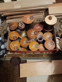 Woodwick & other glass candle empties