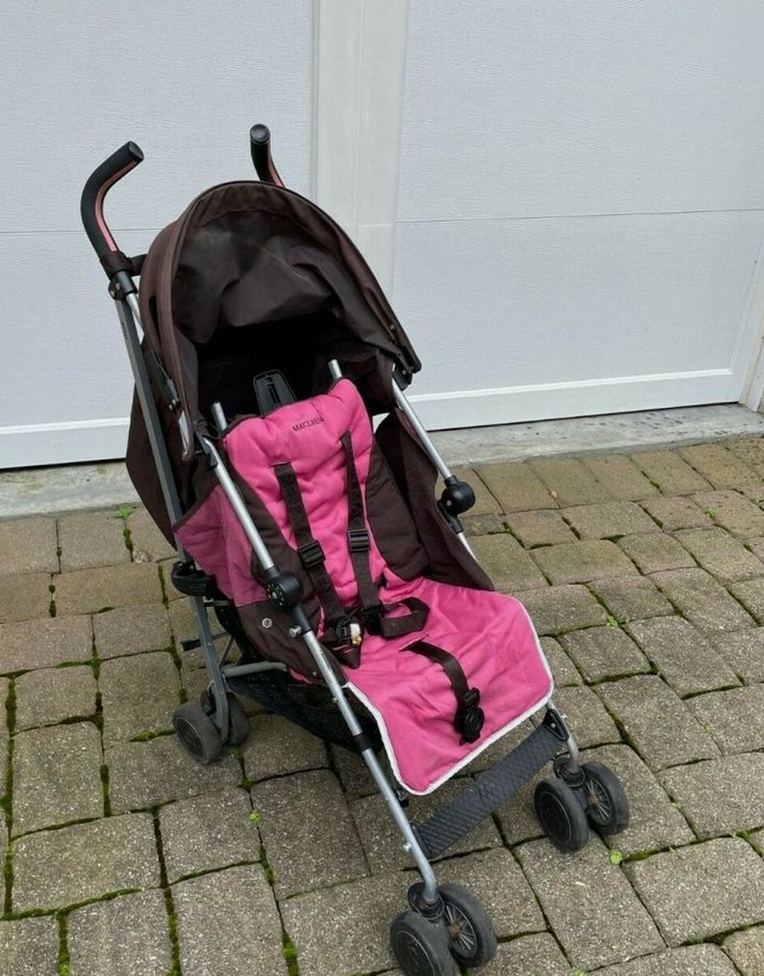 McLaren pink stroller