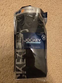 Brand New Pack of 3 Jockey Active Stretch Midway Briefs Size M