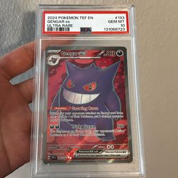 Gengar ex 193/162 psa 10 full art pokemon