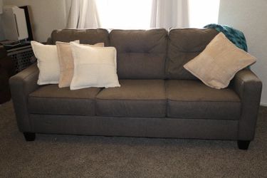 Gray Living Spaces Couch