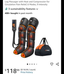 Leg compression massager "JZ BRAIN"  price is negotiable and trades  are welcome.