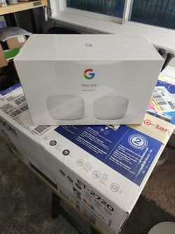 Nest Wi-Fi Router And Point Two Pack Google Internet Router