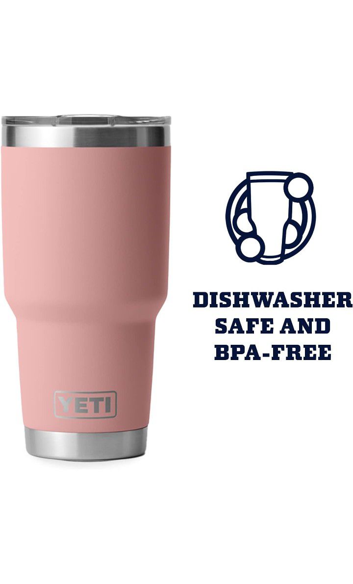 YETI Rambler 30 oz Tumbler Retired Colors, Stainless Steel, Vacuum Insulated  with MagSlider Lid, Sandstone Pink $25 for Sale in New York, NY - OfferUp
