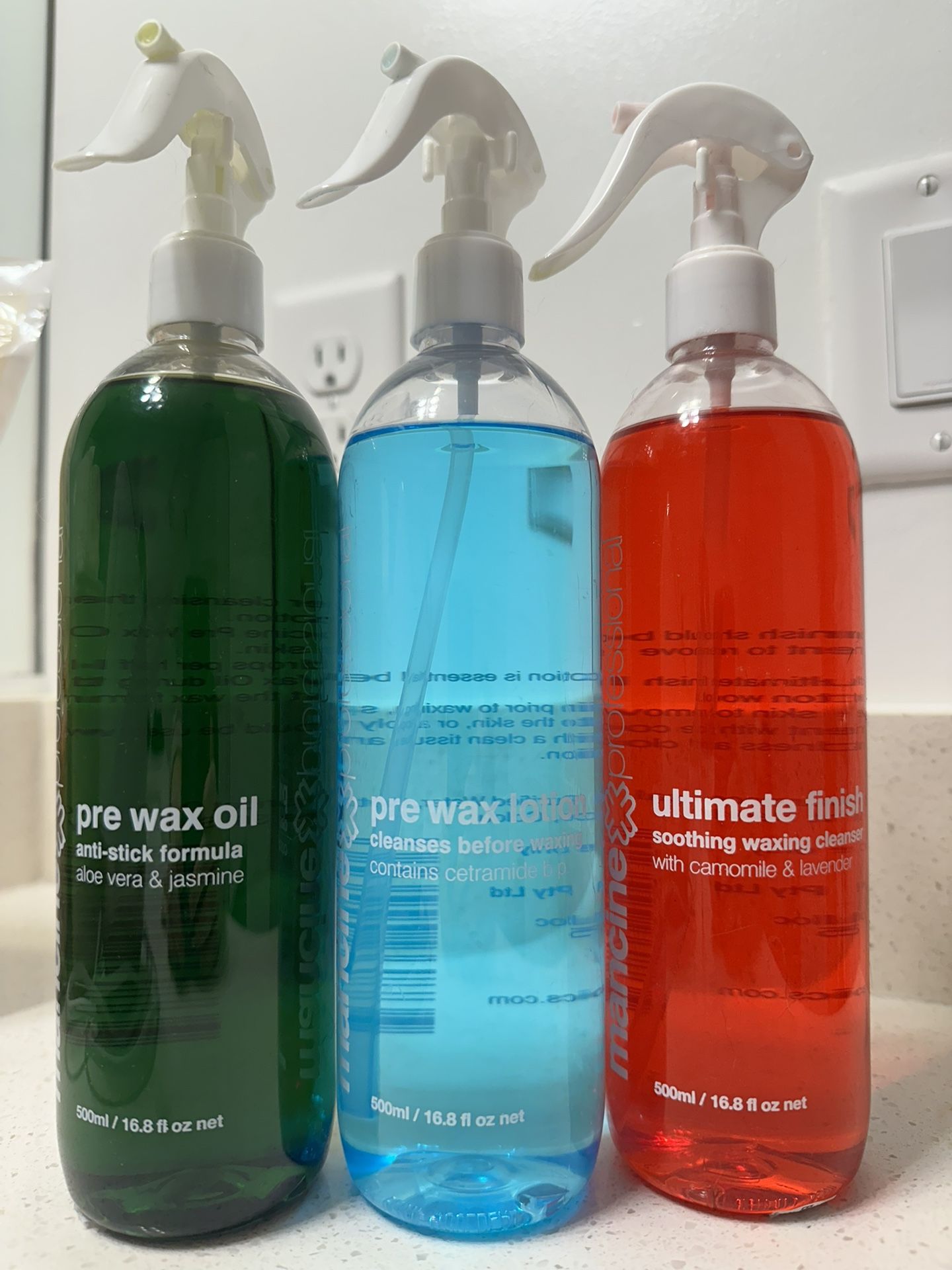 Mancine Professional Pre/Post Wax Sprays
