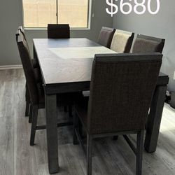 Grey Kitchen Dining Table 