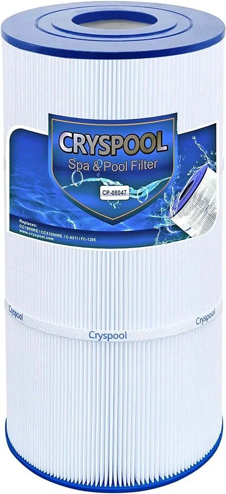 Cryspool Pool Filter Compatible with CCX1000RE (CC 1000E),XStream CC1000RE, Unicel C-8311, Filbur FC-1285, PXST100, 100 sq.ft, 1 Pack

