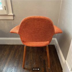 Set of 4 Mid Century Modern Dining Chairs – Orange