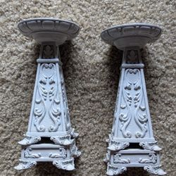 Rustic Candle Holders 