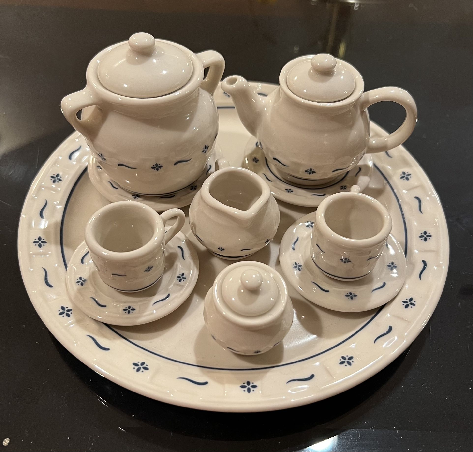 Longaberger Mini Tea Set