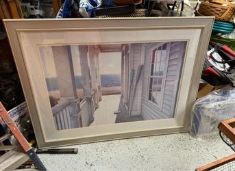 Framed art by Danial Pollens in real good shape