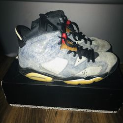 Jordan 6 Denim Size 10 Beaters 
