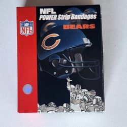 NFL Chicago Bears Power Strip Bandages