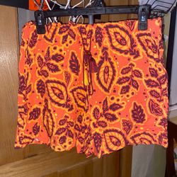 Women’s Patterned Shorts, Large