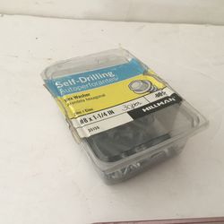Hillman Self Drilling Hex Washers. 30 Pcs. #8 X 1 1/4”. New