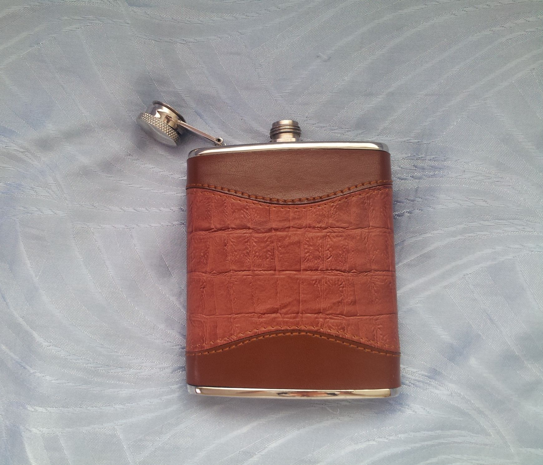 Flask S. Quire, 6 oz, stainless steel