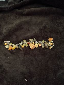 Silpada Cha Cha with color stones bracelet