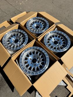 Brand New Machined Tremor “AFTERSHOCK” 17” Off-Road Wheels for 6x139 (6x5.5) 0 Offset
