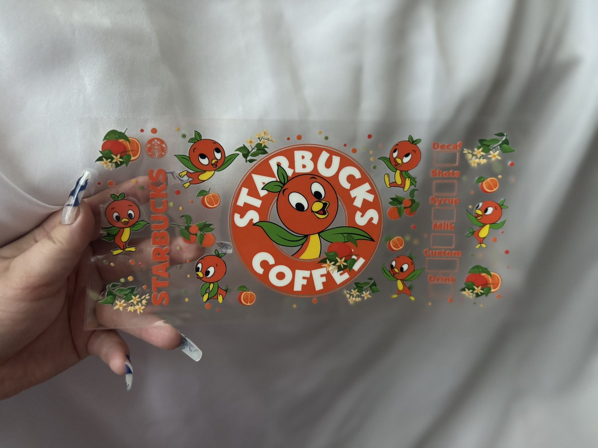 Orange Bird Wrap