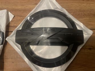 Nissan Z Emblem (Metal Matte Black Front And Back)