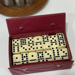 Vintage Dominoes Double 9  