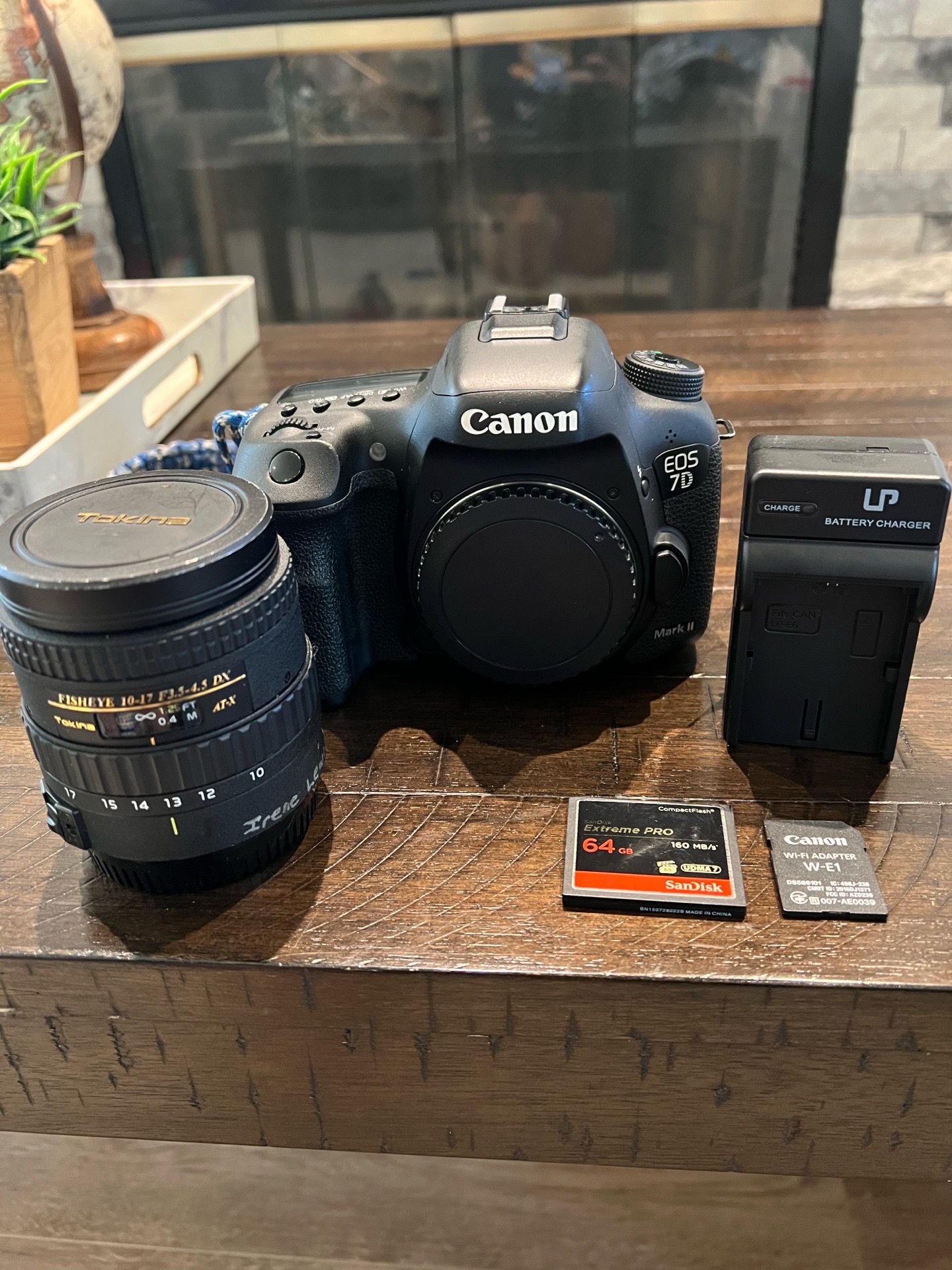 Canon 7d MKII with tokina fish eye lens