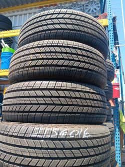 Vendo 4 Llantas Usadas 215 60 16 Bridgestone 99 devida