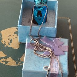 Beautiful Sterling Silver Designer Necklace Made In Italy Comes With A Gift Box