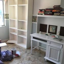 Beautiful White Cottage Desk 