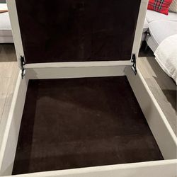 Large Storage Ottoman