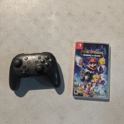 Pro Controller + Mario + Rabbids Spark Of Hope NEED THIS GONE ASAP