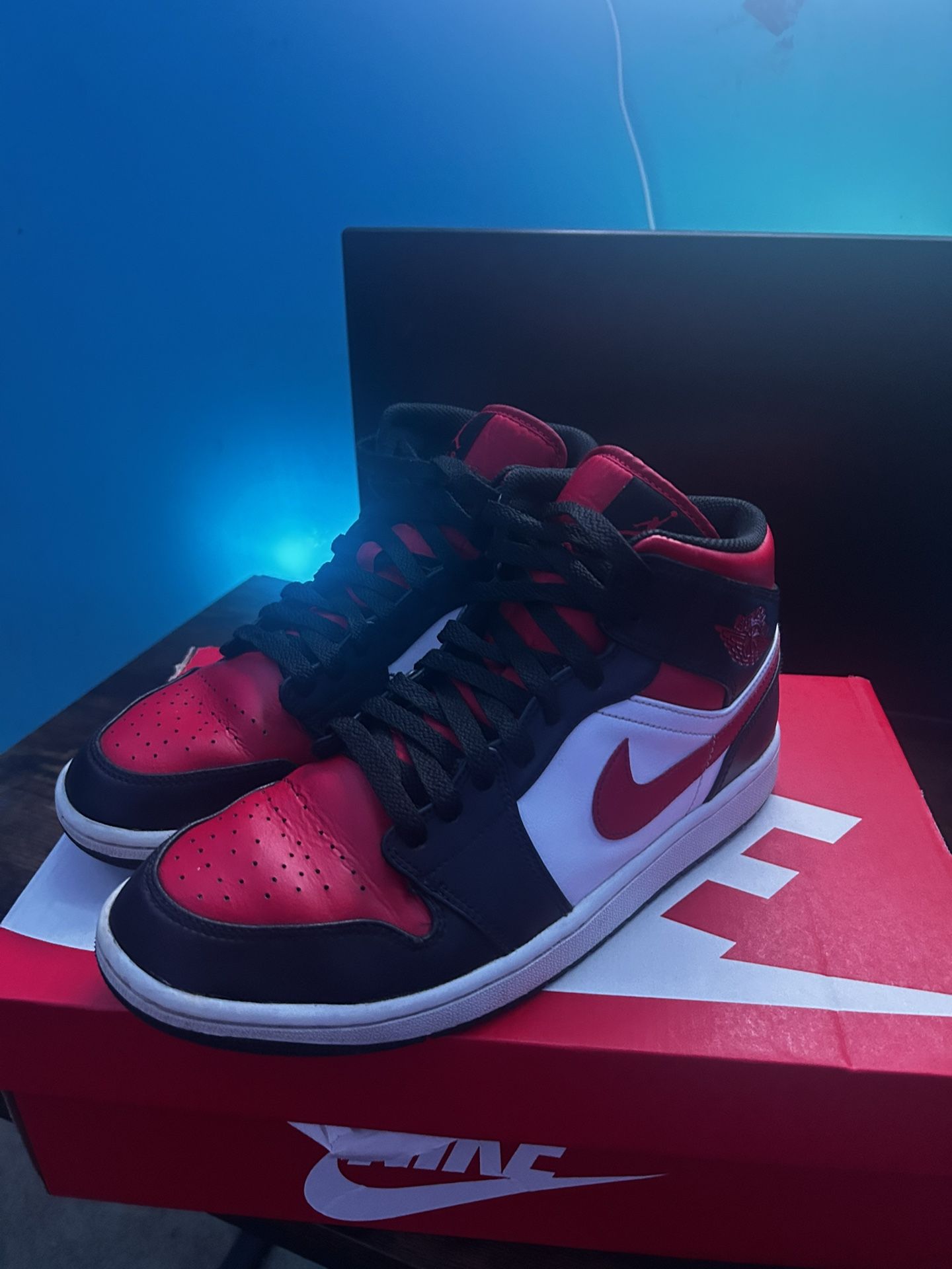 Red Jordan 1s (size 9)