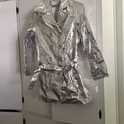 Michael Kors metallic trenchcoat