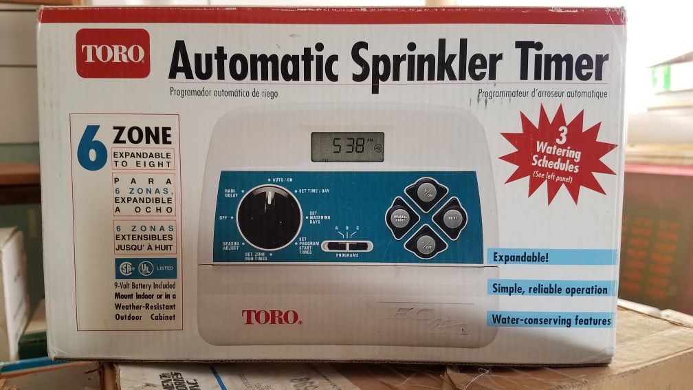 TORO 6 Station Automatic Sprinkler System