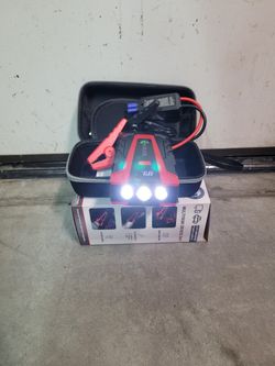 Car Jump Starter 3000 AMP,  Power Bank And Flashlight 