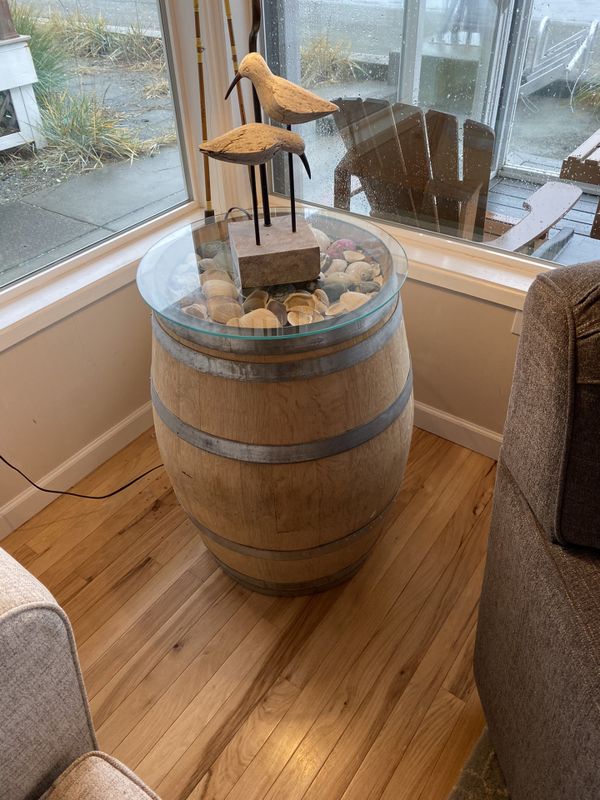 Wine Barrel with glass top for Sale in Seattle, WA OfferUp