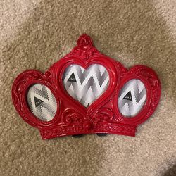 Princess 3 Photo Decorative Photo Frame Red