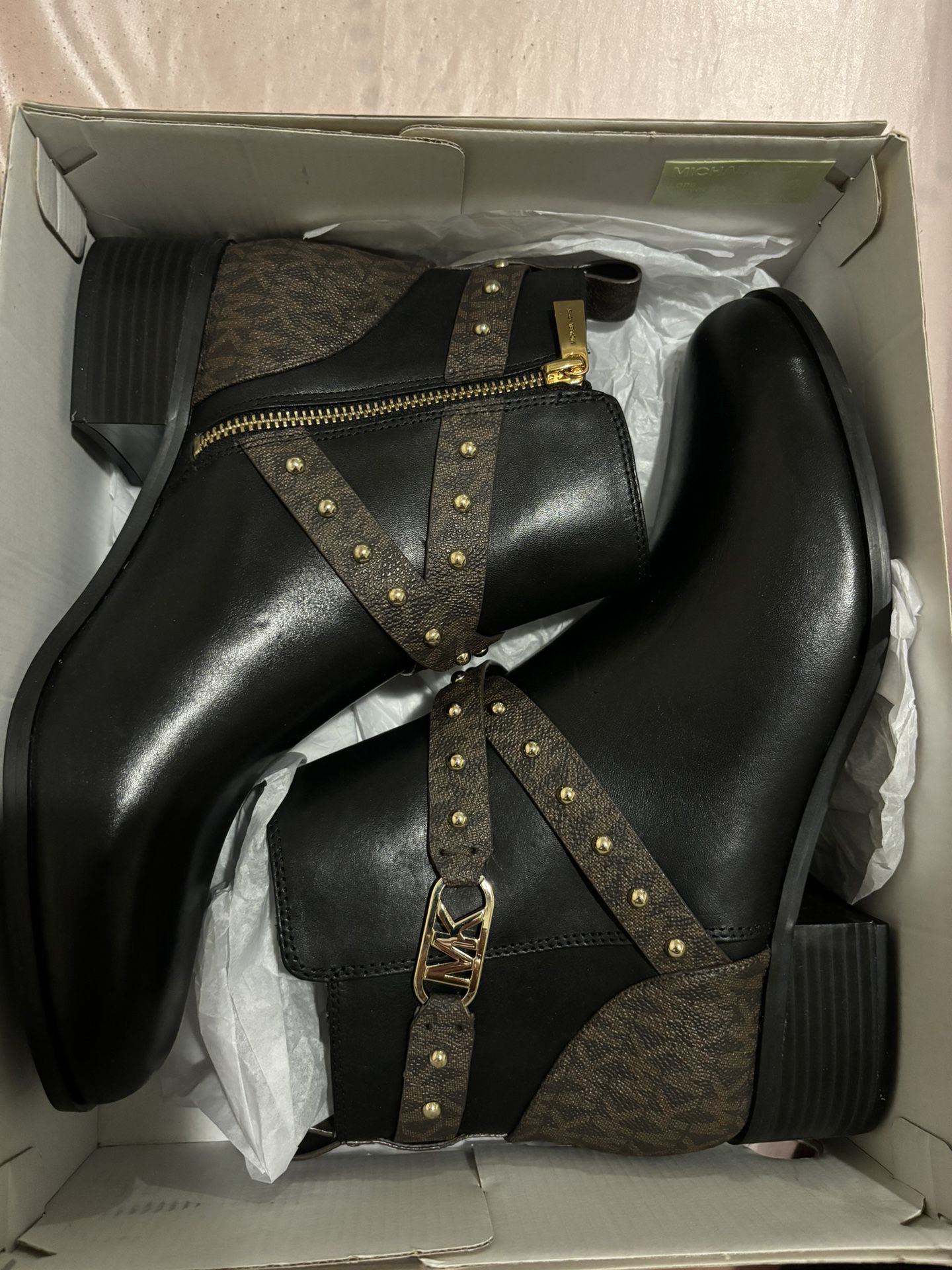 “Michael Kors” -Size 10 - Black & Brown Boots
