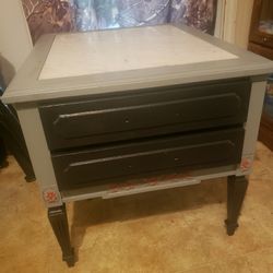 Side Table 28 1/2 inch length by 24inch width by 32inch height. Make Offer