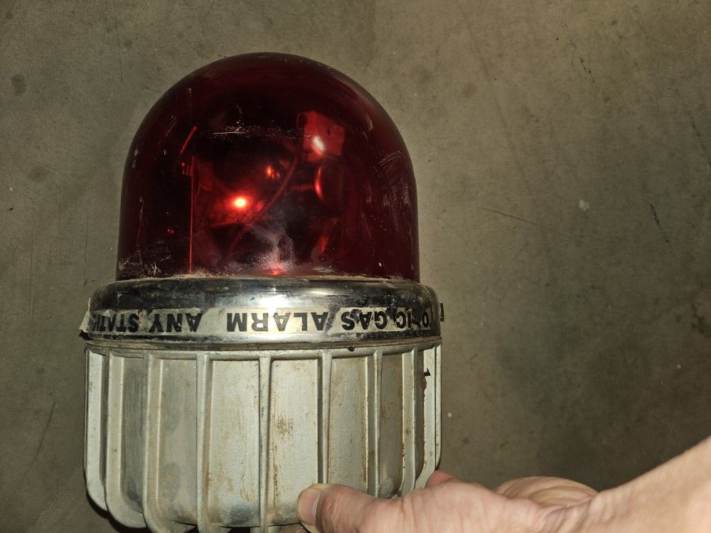 Commander Red Rotating Light